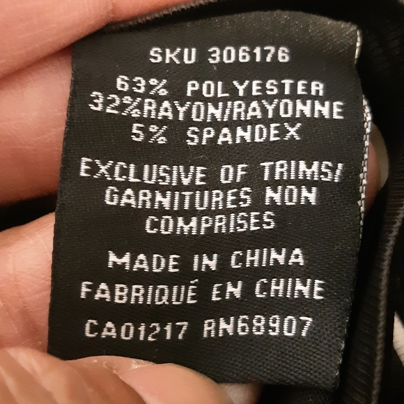 Womans Le chateau Dress Pants In Black, High Rise, Size 15/16 - Picture 10 of 16